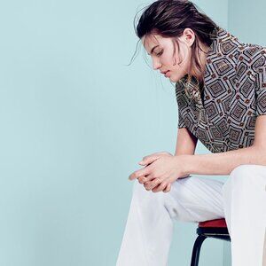 J.Crew Collection Jacquard Popover Size XXS